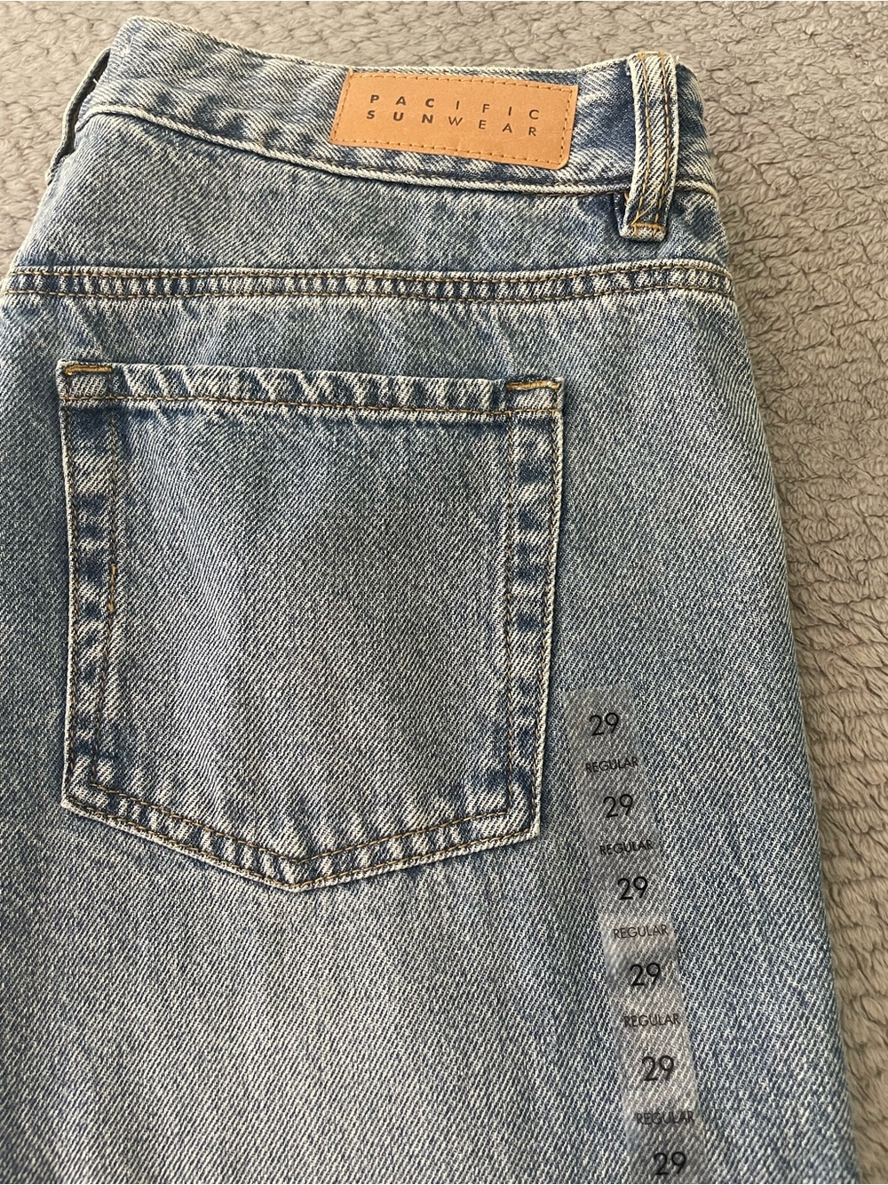 NWOT Pacific Sunwear Casey Low Rise Baggy Jeans 29R - Picture 5 of 6